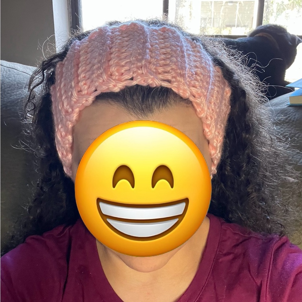 Handmade Pink crochet Headband